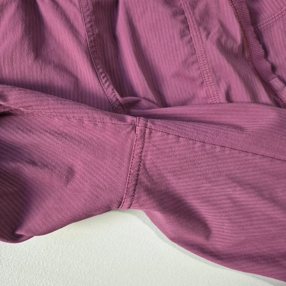 Lululemon In Flux Crop Womens 6 Maroon Dance Pants Capri Soft Waistband